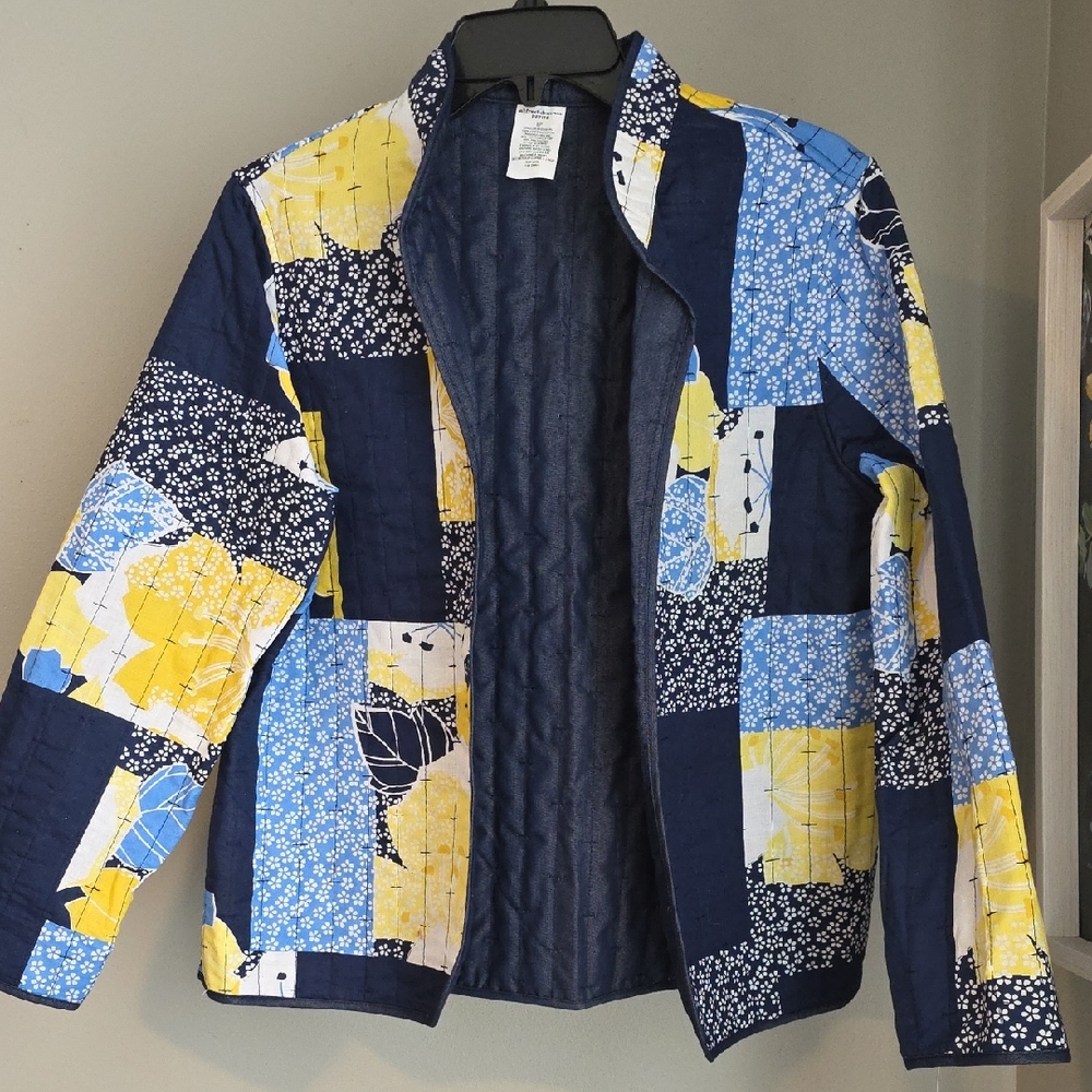 Alfred Dunner Reversible Petite Quilted Jacket Size 8 Petite NWT